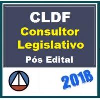 CURSO PARA O CONCURSO DA CÂMARA LEGISLATIVA DO DISTRITO FEDERAL (CLDF) – CARGO: CONSULTOR LEGISLATIVO (ÁREA: CONSTITUIÇÃO E JUSTIÇA) – CERS 2018.1