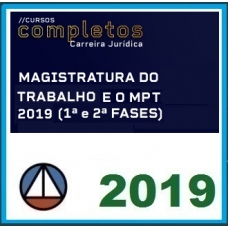 Magistratura Trabalhista e Ministério Público do Trabalho MPT CERS COMPLETOS 2019.1